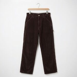 Levi's 568 Loose Straight Carpenter Pants Mens 36x30 Brown Corduroy Workwear